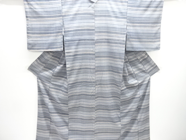 JAPANESE KIMONO / OMESHI / WOVEN STRIPE 
